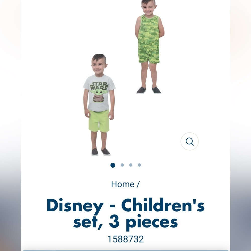 6months 3 pieces clothing Star Wars